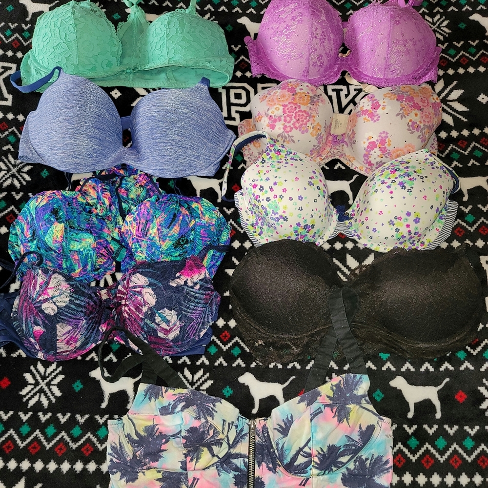 ❌SOLD❌36C Victoria Secret Bra Bundle - 11 TOTAL